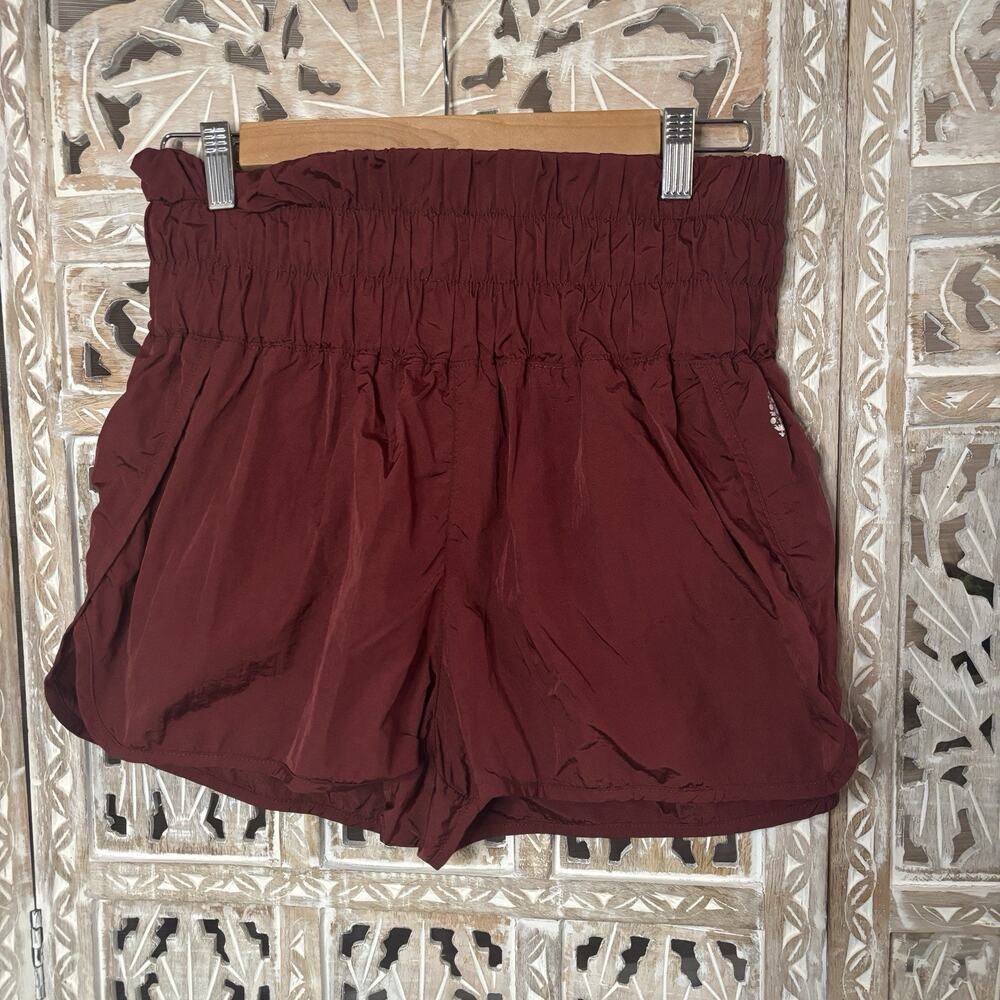 Free People FP Movement The Way Home Running Shorts High Rise Lined 2” LARGE